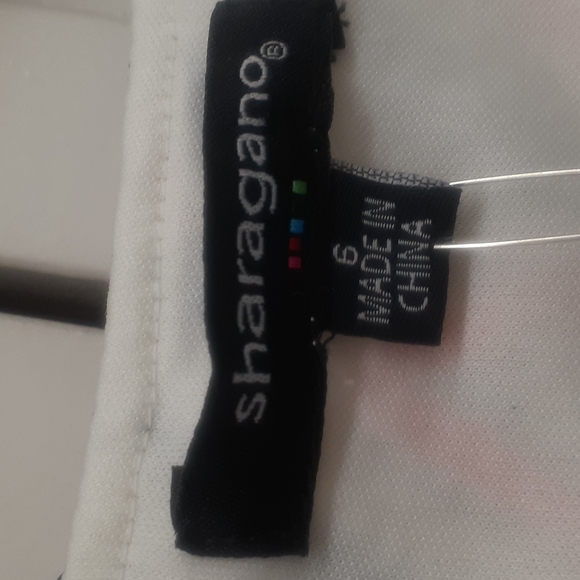 Sharagano Crochet Chevron Dress , size 6 Fit & Flare - Picture 7 of 8